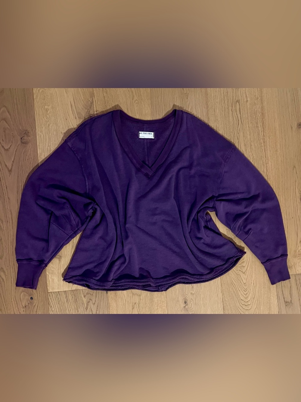 We The Free Oversized V-Neck Sweatshirt